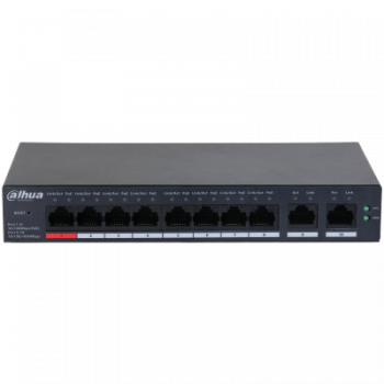 DAHUA CS4010-8ET-110 8xFE-2xGE BULUT YÖNETİLEBİLİR 110W POE SWİTCH