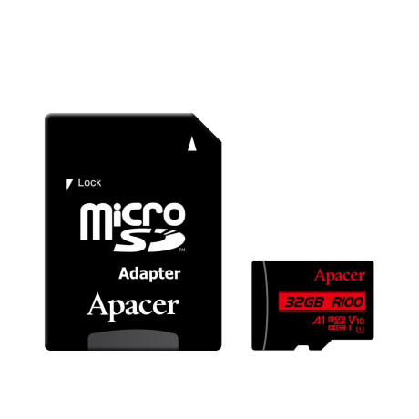 Apacer 32GB Micro SDHC R100Mb/s (AP32GMCSH10UB-R)