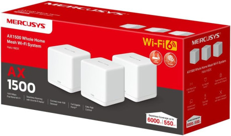 MERCUSYS HALO H60X EV WI-FI 6 SISTEMI UCLU