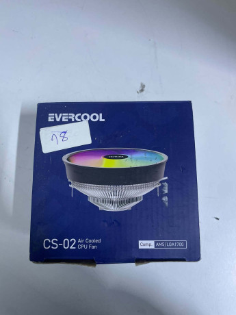 EVERCOOL CS-02 RAINBOW 3PİN 12CM LGA1700P(OUTLET)